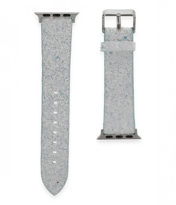 Newface Apple Watch 42mm Starry Taşlı Kordon - Mavi
