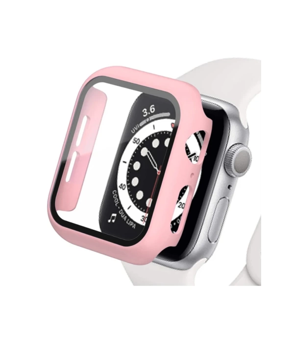 Newface Apple Watch 45mm Camlı Kasa Ekran Koruyucu