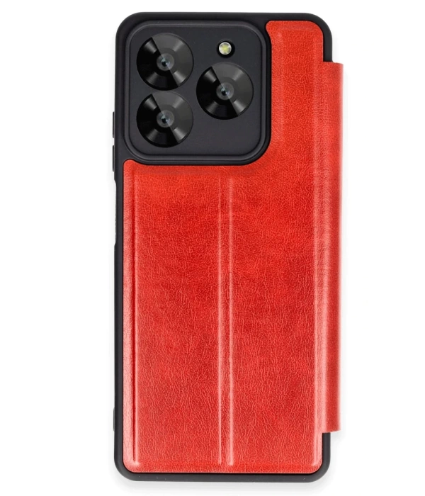 Newface General Mobile Era 30 Kılıf Flip Cover - Kırmızı