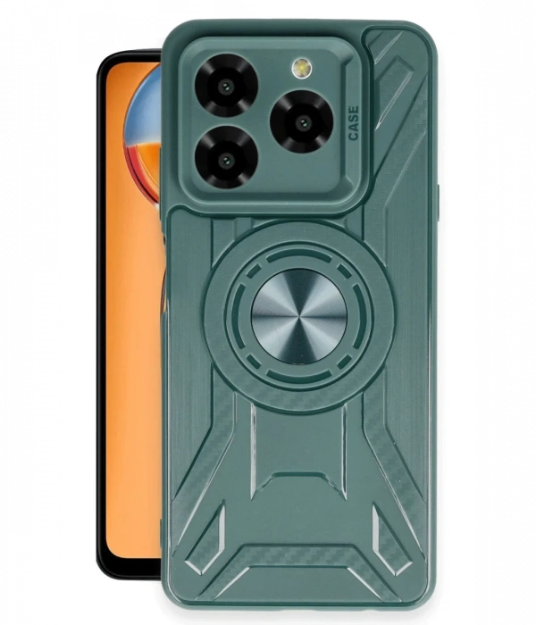 Newface General Mobile Era 30 Kılıf Lincoln Silikon - Koyu Yeşil