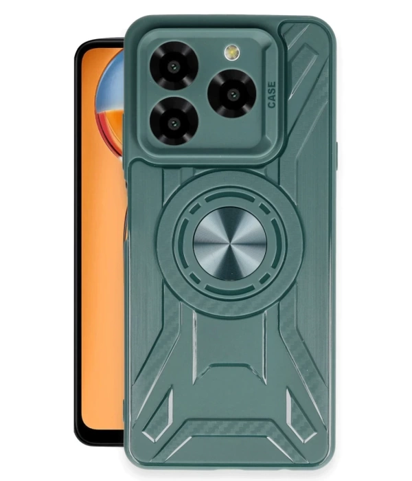 Newface General Mobile Era 50 Kılıf Lincoln Silikon - Koyu Yeşil