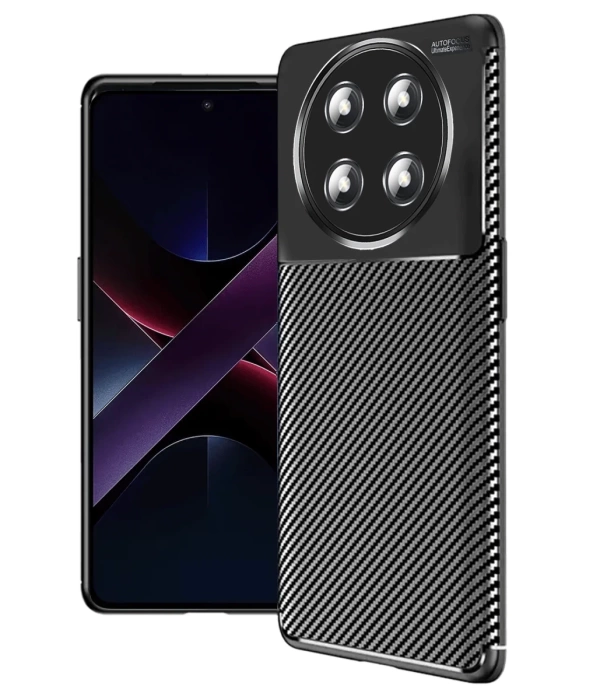 Newface Honor Magic 7 Lite Kılıf Auto Focus Karbon Kapak