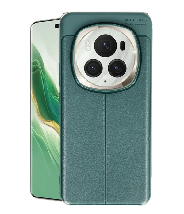 Newface Huawei Honor Magic 6 Pro Kılıf Auto Focus Kapak - Koyu Yeşil