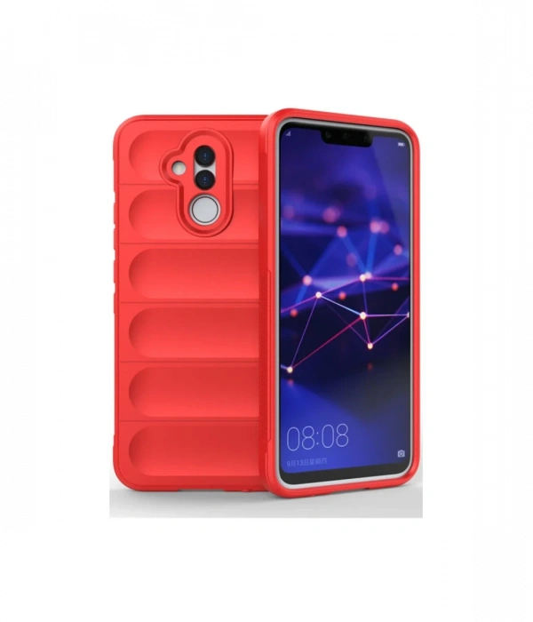 Newface Huawei Mate 20 Lite Kılıf Optimum Silikon - Kırmızı