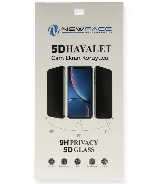 Newface Huawei P Smart S 5D Hayalet Cam Ekran Koruyucu