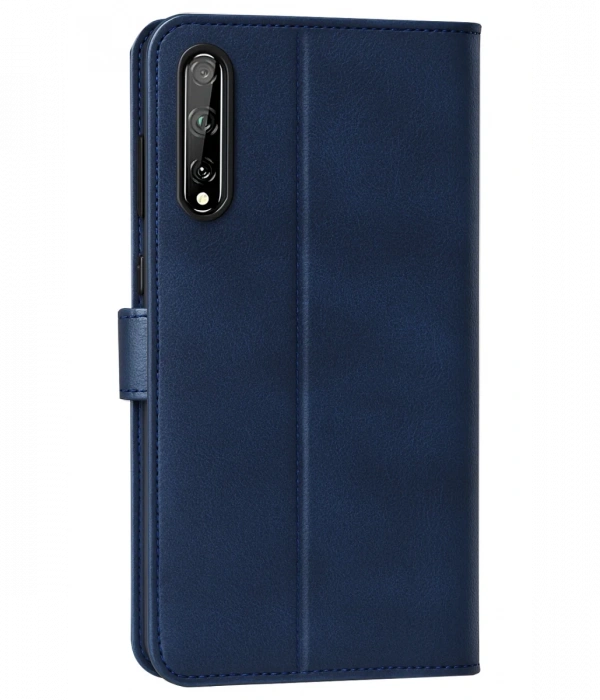 Joy Tekno Huawei P Smart S Kılıf Trend S Plus Kapaklı Kılıf - Lacivert