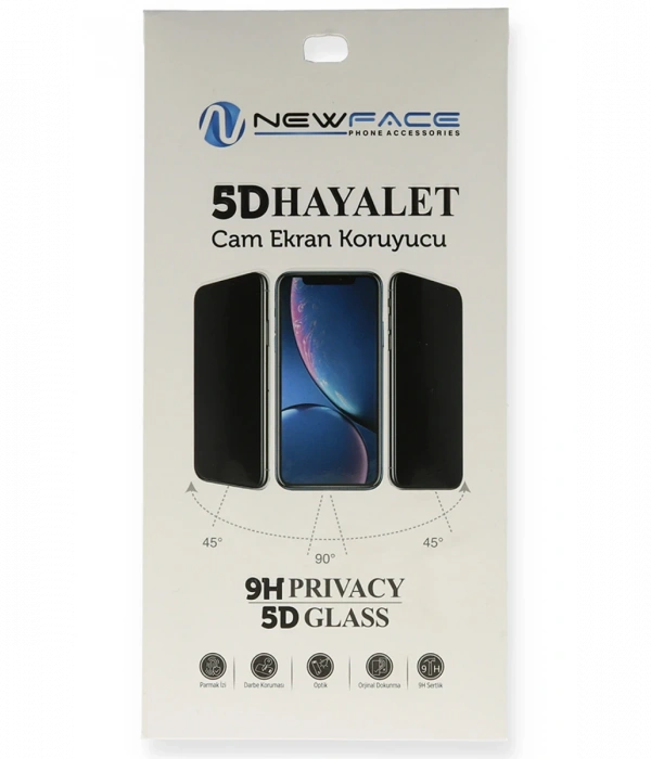 Newface Huawei P20 Lite 5D Hayalet Cam Ekran Koruyucu