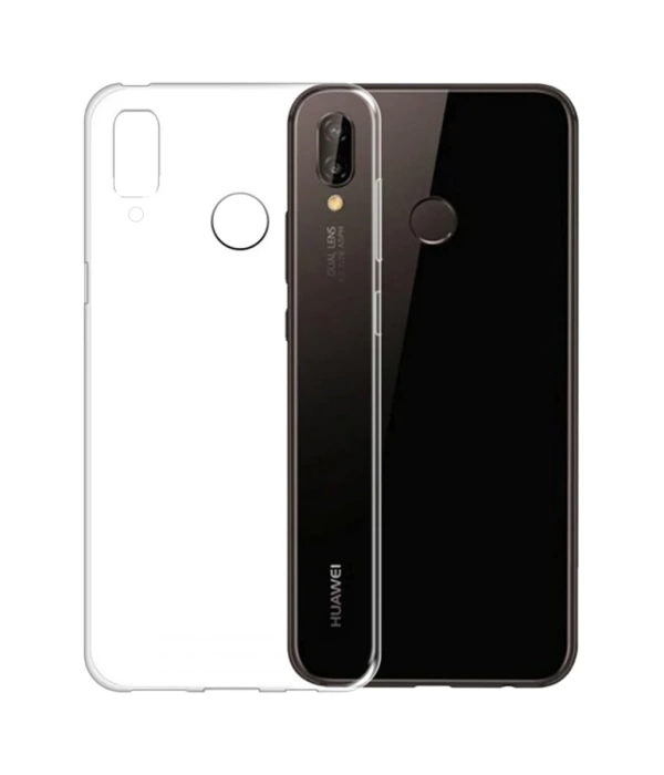 Newface Huawei P20 Lite Kılıf Lüx Şeffaf Silikon