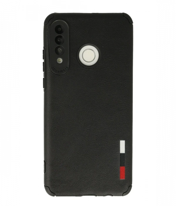 Newface Huawei P30 Lite Kılıf Loop Deri Silikon - Siyah