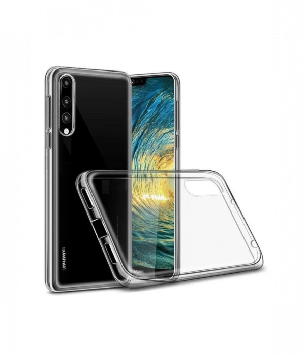 Newface Huawei P30 Lite Kılıf Lüx Şeffaf Silikon