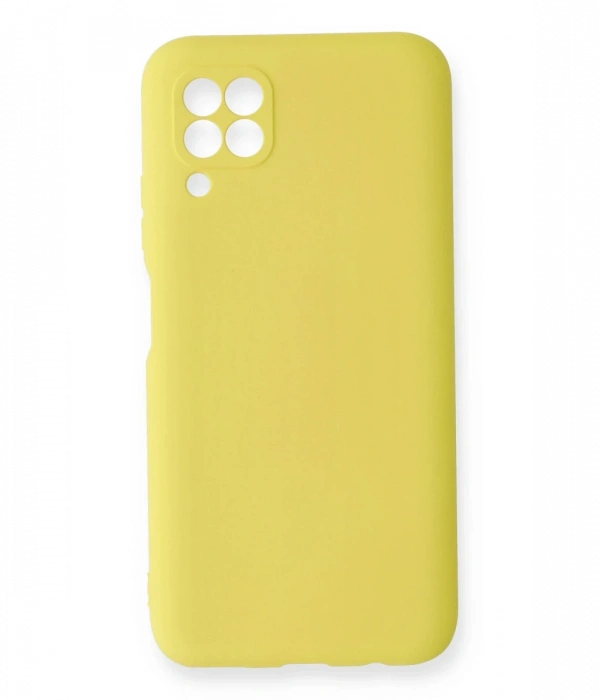 Newface Huawei P40 Lite Kılıf Nano içi Kadife Silikon - Sarı