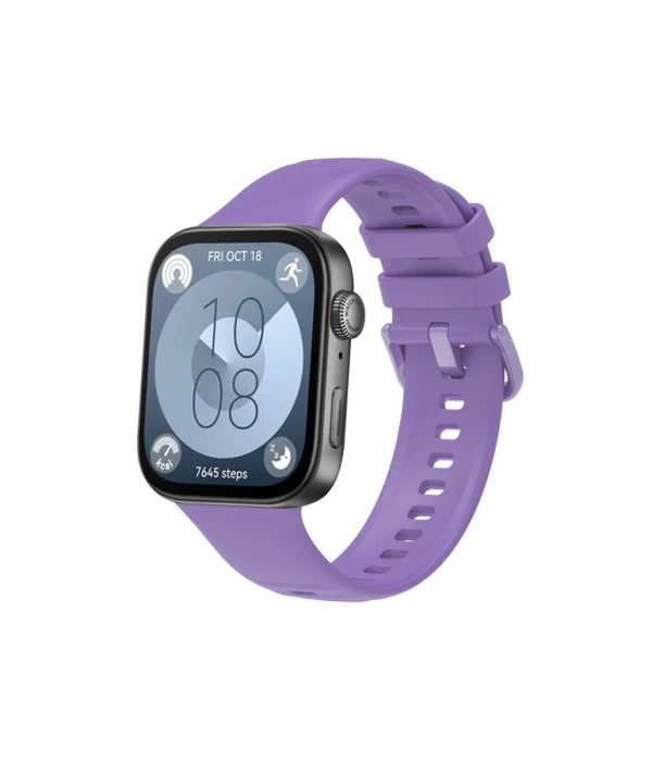 Newface Huawei Watch Fit 3 Klasik Kordon - Lila