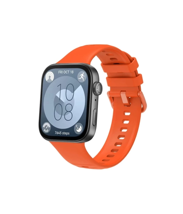 Newface Huawei Watch Fit 3 Klasik Kordon - Turuncu