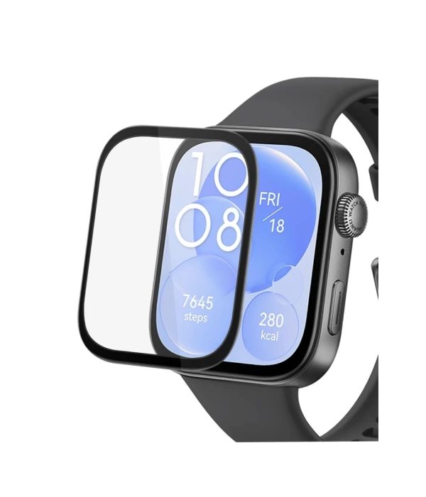 Newface Huawei Watch Fit 3 Polymer Nano Ekran Koruyucu - Şeffaf
