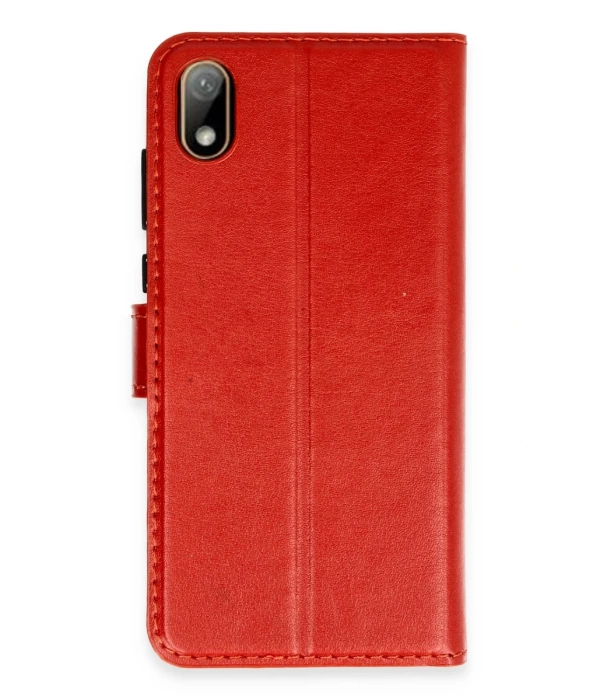 Newface Huawei Y5 2019 Kılıf Trend S Plus Kapaklı Kılıf - Kırmızı