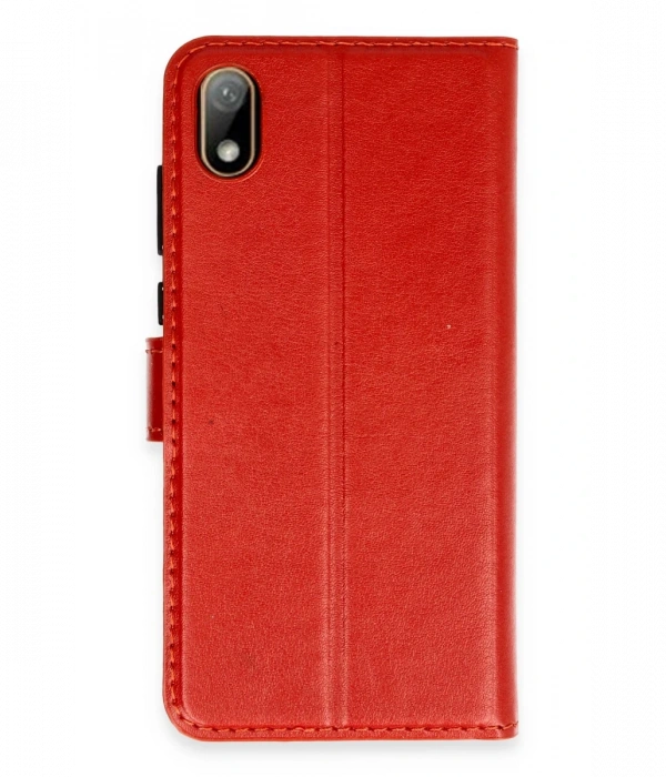 Newface Huawei Y5 2019 Kılıf Trend S Plus Kapaklı Kılıf - Kırmızı