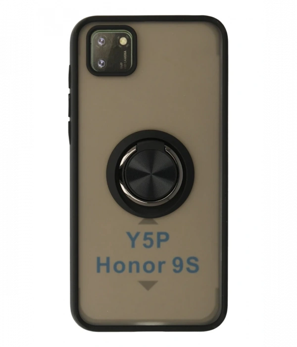Newface Huawei Y5P Kılıf Montreal Yüzüklü Silikon Kapak