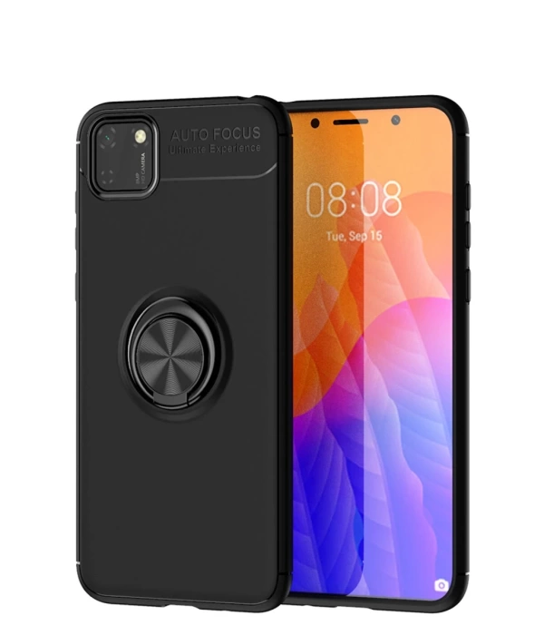 Newface Huawei Y5P Kılıf Range Yüzüklü Silikon