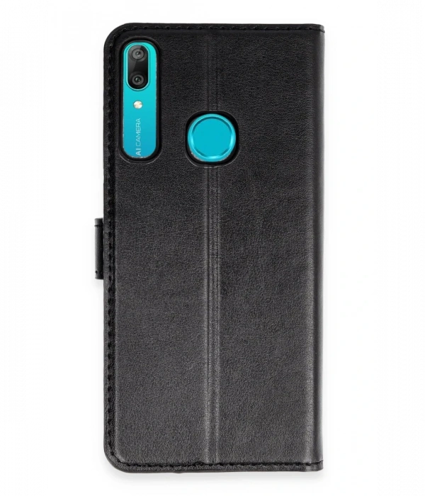 Newface Huawei Y6 Prime Kılıf Trend S Plus Kapaklı Kılıf - Siyah
