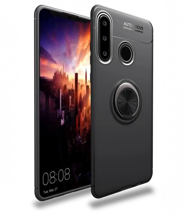 Newface Huawei Y6P Kılıf Range Yüzüklü Silikon