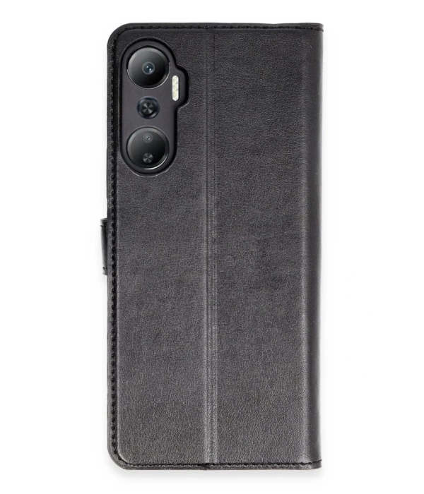 Newface İnfinix Hot 20 Kılıf Trend S Plus Kapaklı Kılıf - Siyah