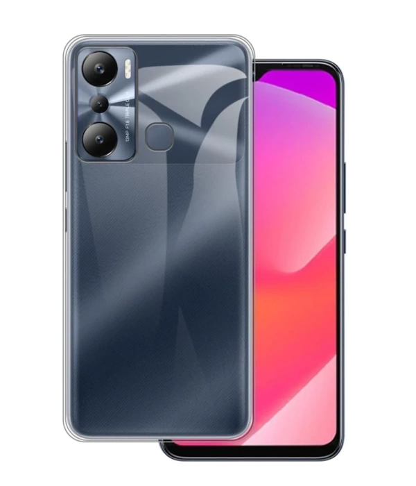 Newface İnfinix Hot 20i Kılıf Lüx Şeffaf Silikon