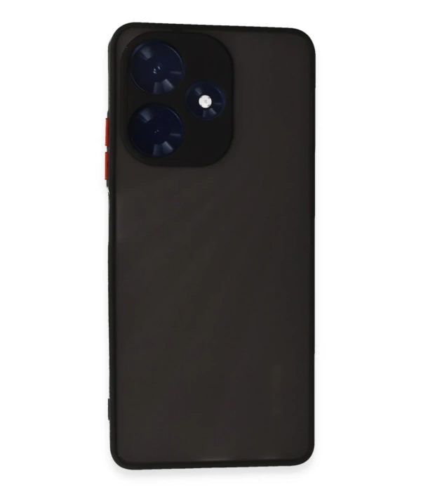 Newface İnfinix Hot 30 4G Kılıf Montreal Silikon Kapak - Siyah