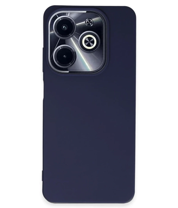 Newface İnfinix Hot 40i Kılıf First Silikon - Lacivert