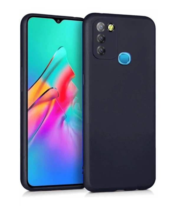 Newface İnfinix Smart 5 Kılıf First Silikon - Siyah