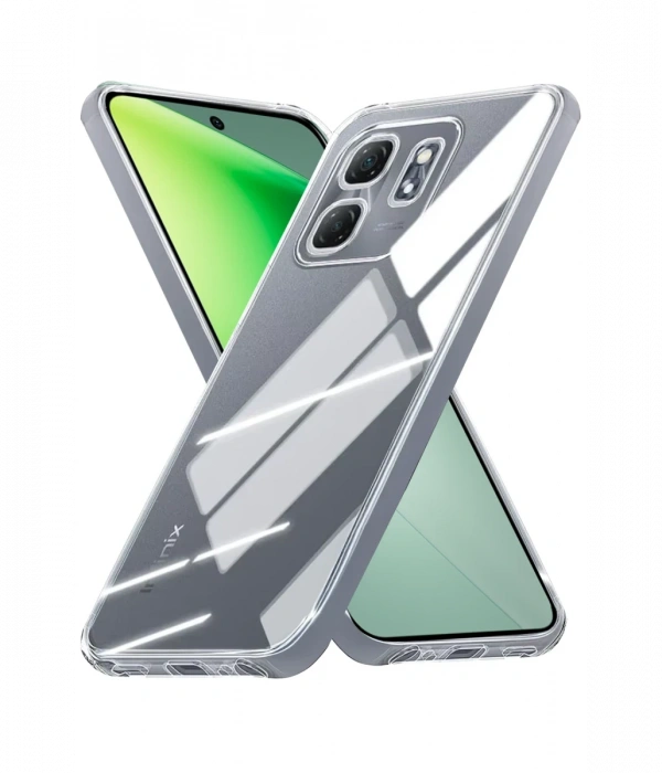 İnfinix Smart 9 Kılıf Lüx Şeffaf Silikon
