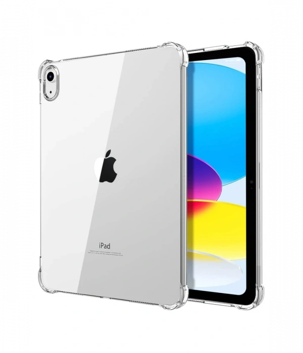 Newface iPad 2022 10.9 (10.nesil) Kılıf Anti Şeffaf Tablet Silikon - Şeffaf