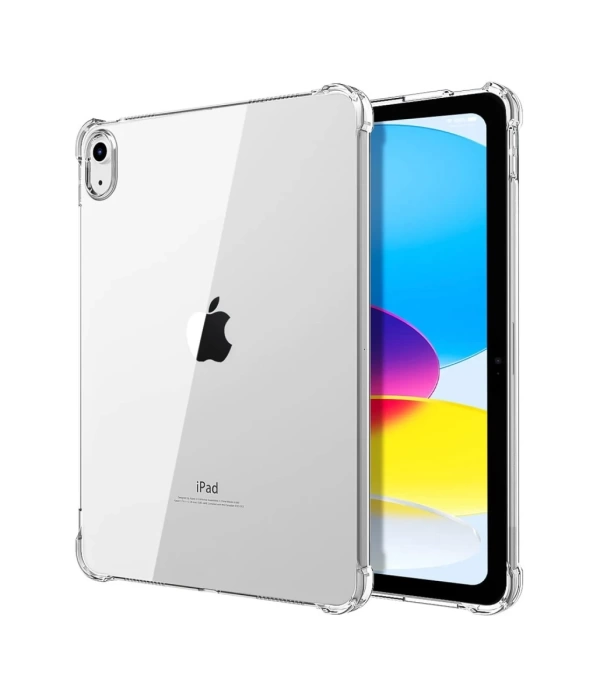 Newface iPad 2022 10.9 (10.nesil) Kılıf Anti Shock Tablet Silikon - Şeffaf