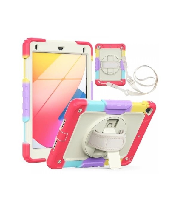 Newface iPad 5 Air 9.7 Kılıf Tablet Rainbow Kapak