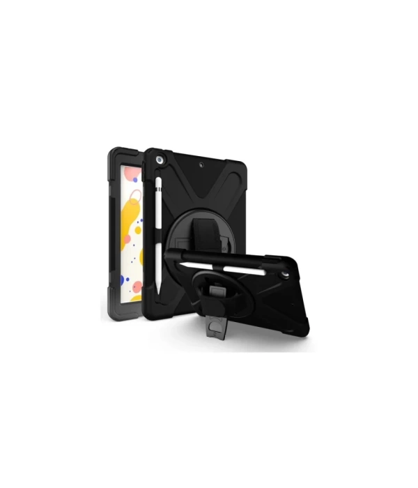 Newface iPad Air 11 (2024) Kılıf Amazing Tablet Kapak - Siyah