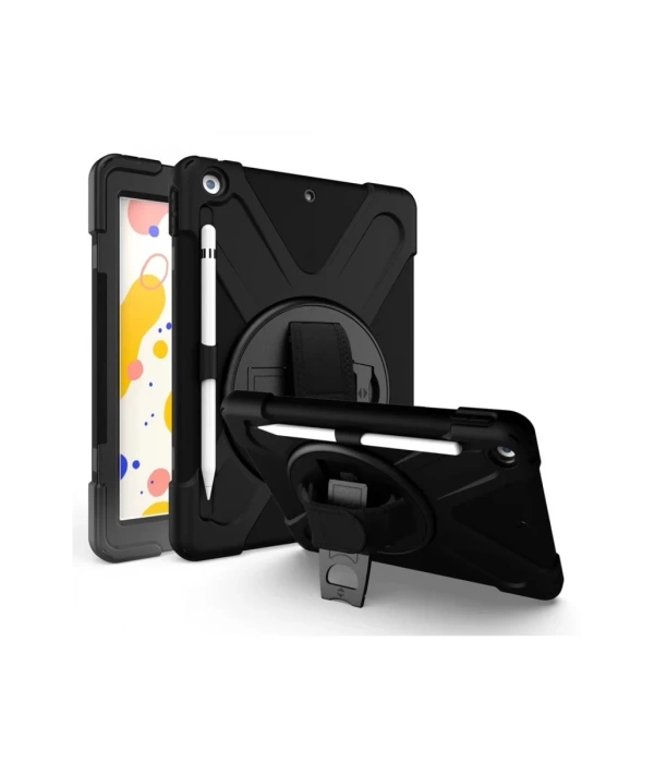 Newface iPad Air 13 (2024) Kılıf Amazing Tablet Kapak - Siyah