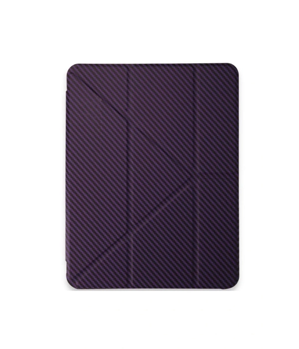 Newface iPad Pro 11 (2024) Kılıf Color Karbon Tablet Kılıfı - Derin Mor