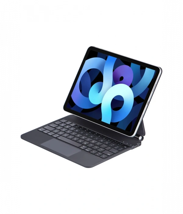 iPad Pro 13 (2024) Kılıf X9P Magic Manyetik Klavyeli Tablet Kılıfı - Siyah