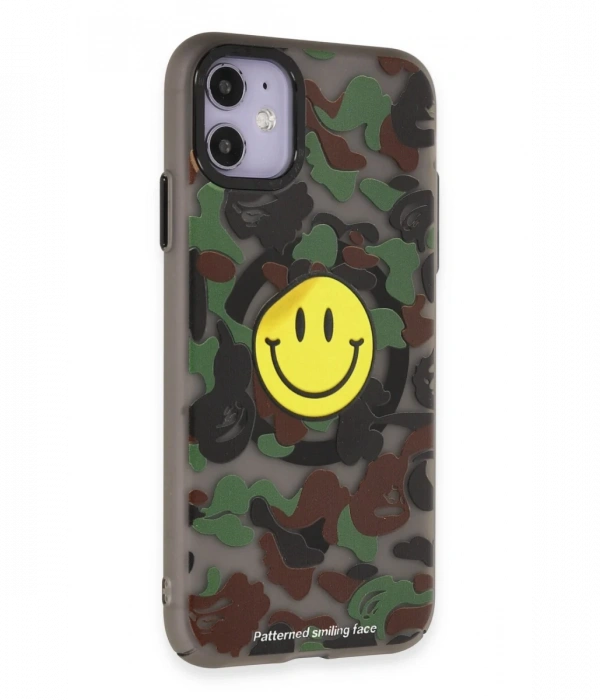 Newface iPhone 11 Kılıf Apollo Magneticsafe Desenli Kapak