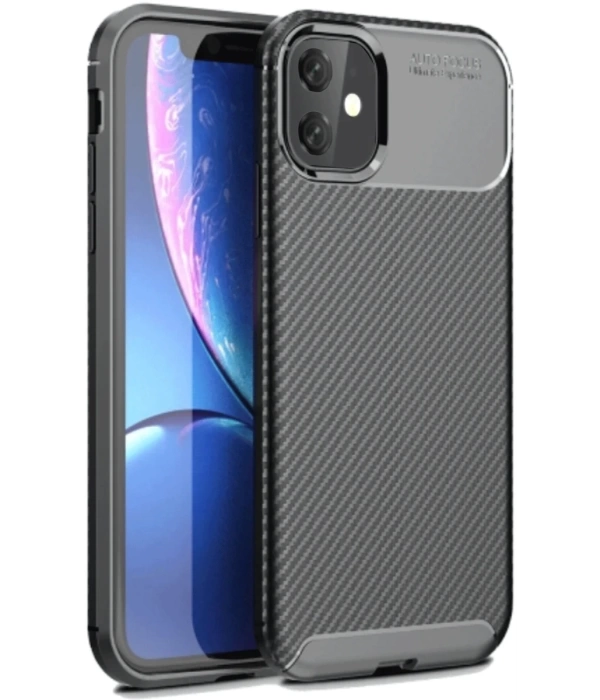 Newface iPhone 11 Kılıf Auto Focus Karbon Kapak