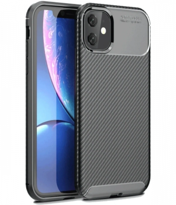 Joy Tekno iPhone 11 Kılıf Auto Focus Karbon Kapak