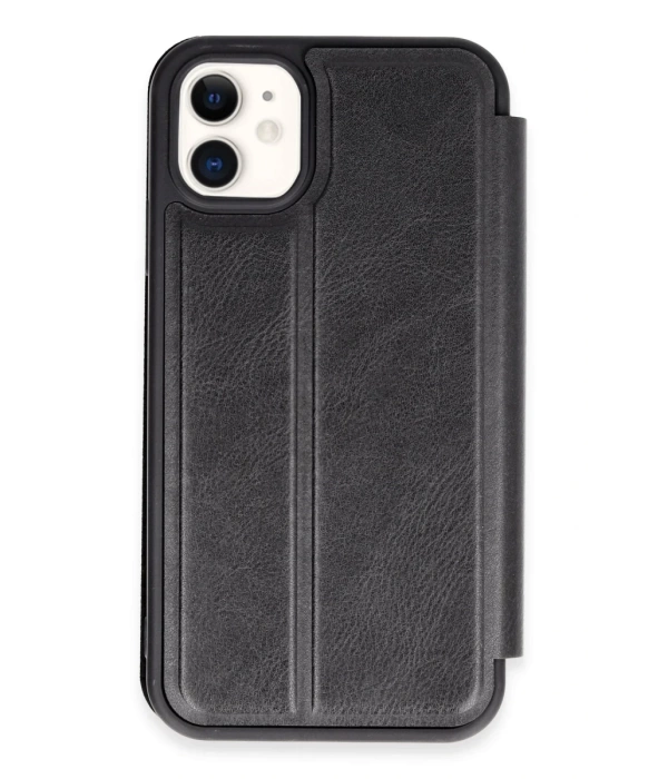 Newface iPhone 11 Kılıf Flip Cover - Siyah