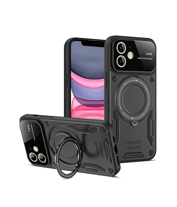 Newface iPhone 11 Kılıf Joy Lens Standlı Kapak