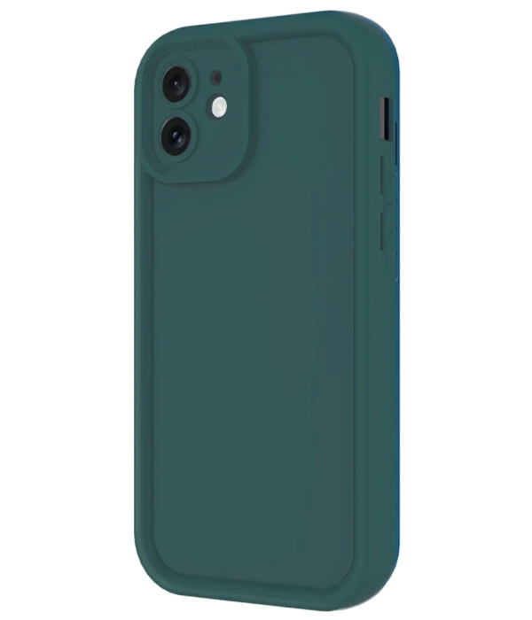 Newface iPhone 11 Kılıf Viera Silikon - Koyu Yeşil