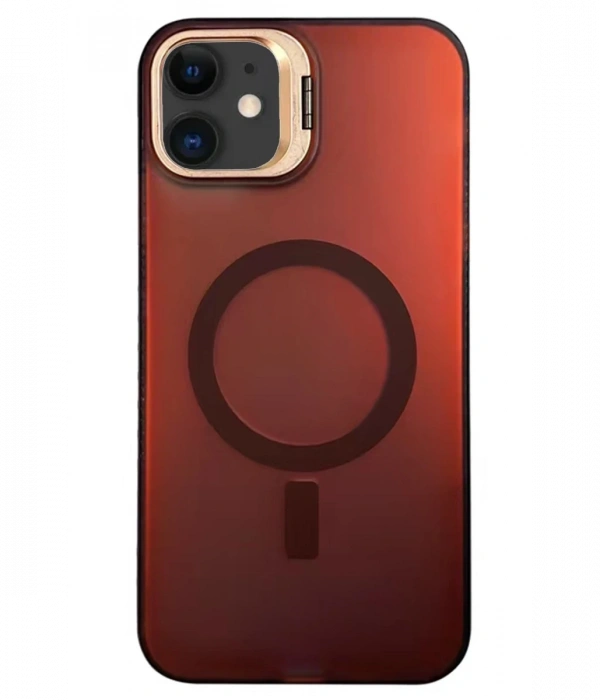 Newface iPhone 11 Primera Magsafe Standlı Kapak - Bordo
