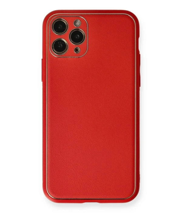 Newface iPhone 11 Pro Kılıf Coco Deri Silikon Kapak