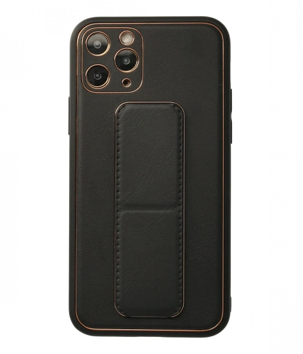 Newface iPhone 11 Pro Kılıf Coco Deri Standlı Kapak