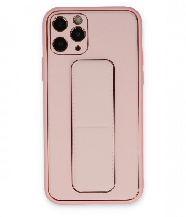 Newface iPhone 11 Pro Kılıf Coco Deri Standlı Kapak