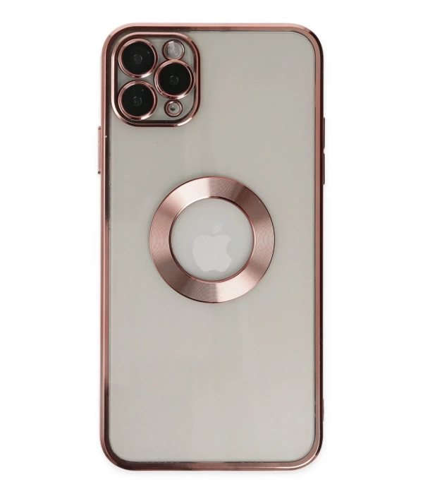 Newface iPhone 11 Pro Kılıf Slot Silikon - Rose Gold