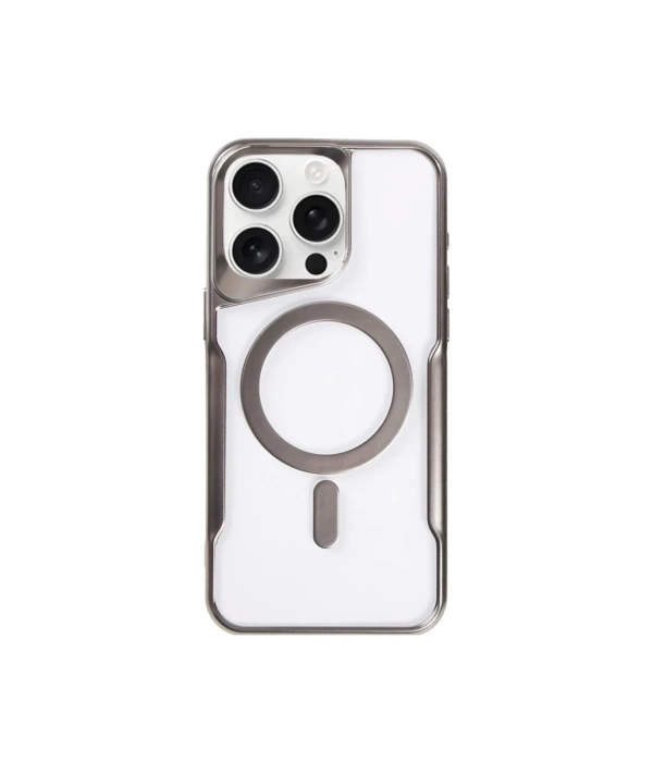 Newface iPhone 11 Pro Max Kılıf Boyi Magsafe Silikon Kapak - Titan Gri