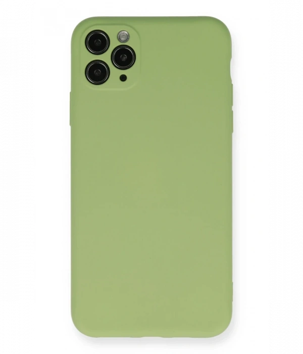 Newface iPhone 11 Pro Max Kılıf Nano içi Kadife Silikon